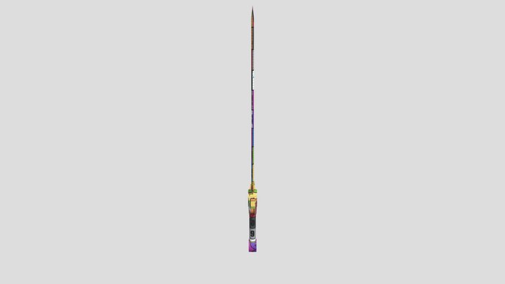 Pigeon Sword (low-poly) 3D Model