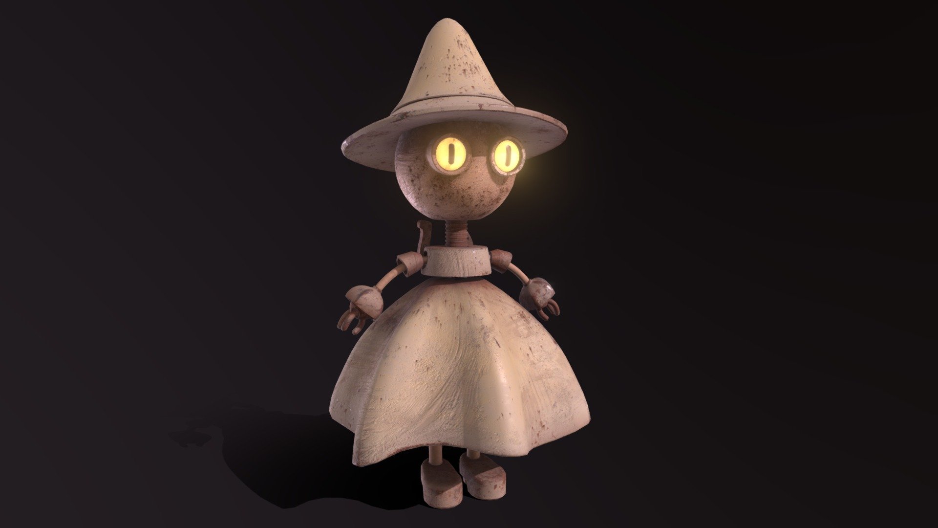 Stylized Robot Witch - 3D model by Art-Teeves [a8f4238] - Sketchfab