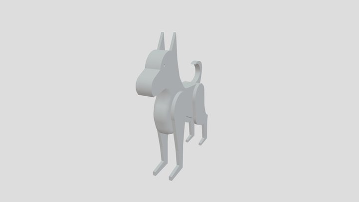 Dog 3D Model