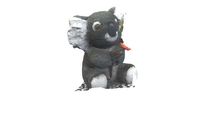 Toy Koala Bear 3D Model