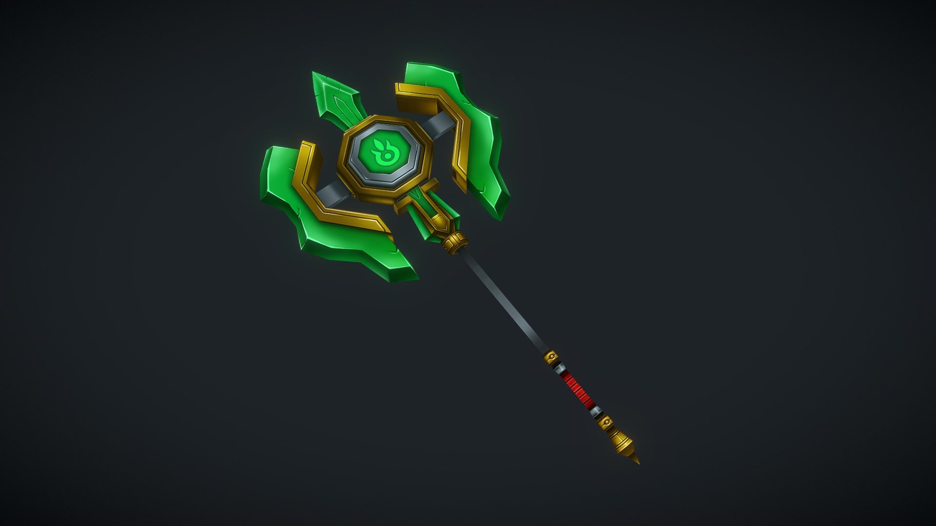 Emerald Charge Blade (Axe Mode)