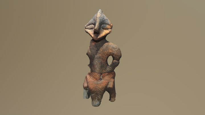 Goddes on the Throne 2 3D Model