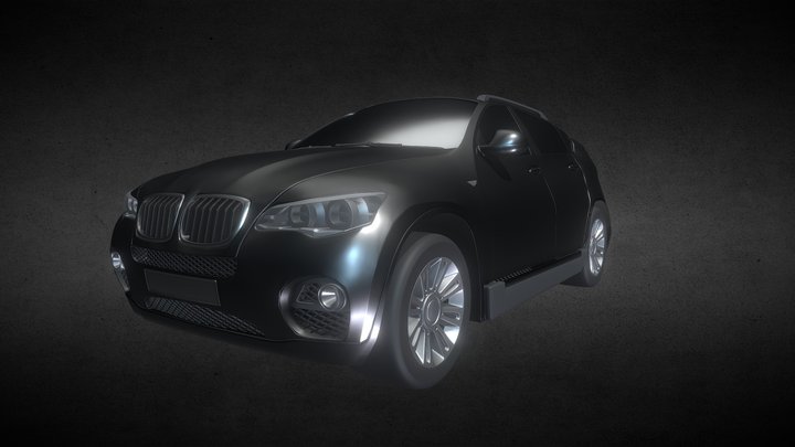 Simple stylised BMW X6 3D Model