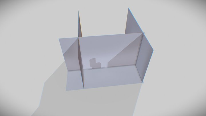 A composition of geometric figures 3D Model