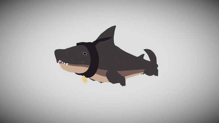 Dog Shark 3D Model