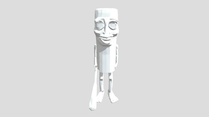 tum tum character 3d tik tok 3D Model