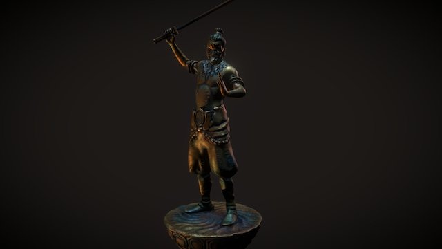 Hero Statue Test 3D Model