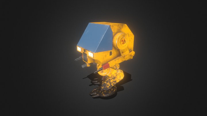 XM-2000 Mech 3D Model