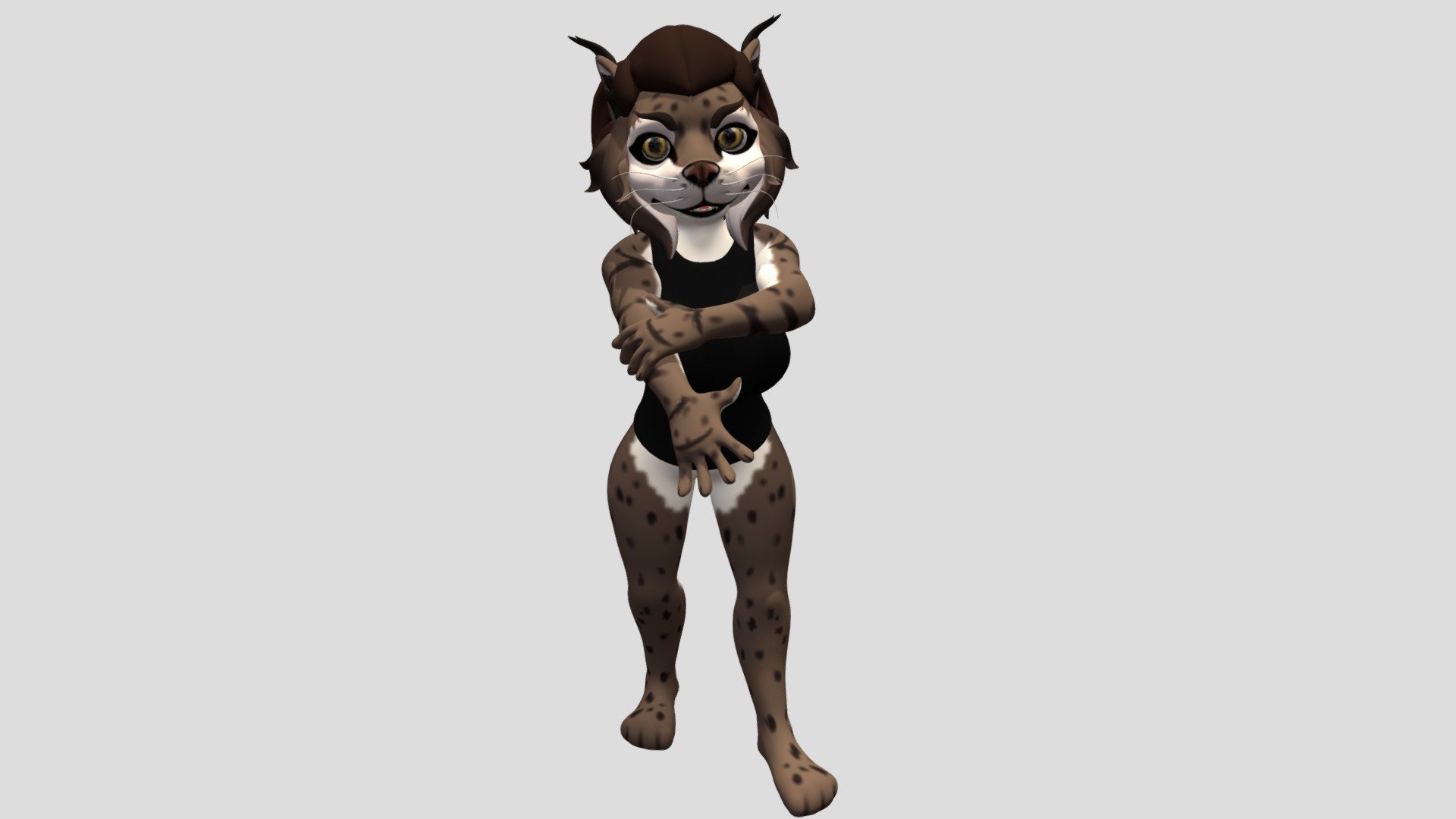 Iberian Lynx Female Furry Model - 3D model by Teiozemo [a8f8860 ...