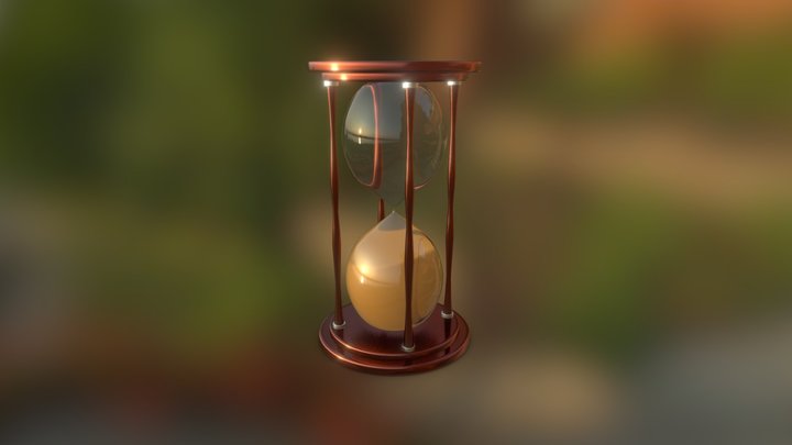 Hour Glass 3D Model