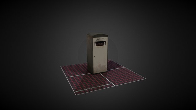 Trashcan General Waste 3D Model