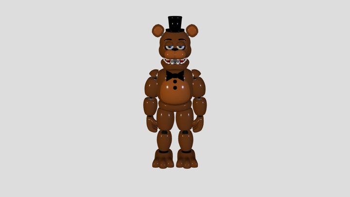 FNaF 2 Unwithered Freddy [Everything Animations] 3D Model