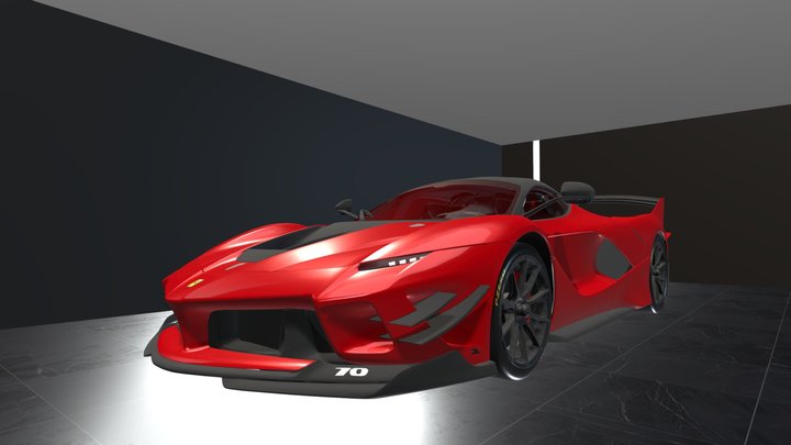 Ferrari FXX K Model With High Definations 3D Model