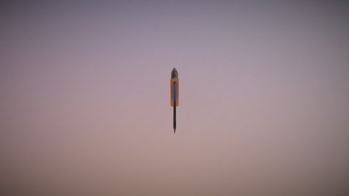 KA-BAR Inspired Knife 3D Model