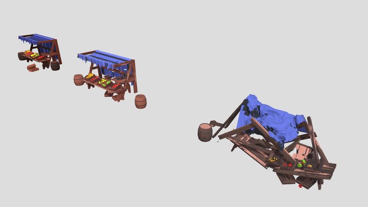 XYZ HW Damage 3D Model