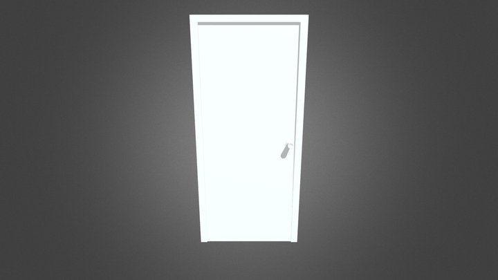 Regular Door 3D Model