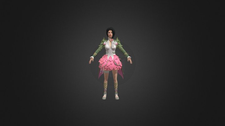 Pubg Forest Elf Set 3D Model