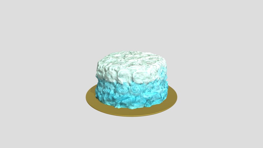 Blue Chocolate Cake