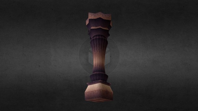 fancy pillar 3D Model