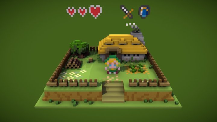 A Zelda Tribute 3D Model