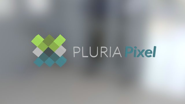Logo Pluria Pixel 3D Model