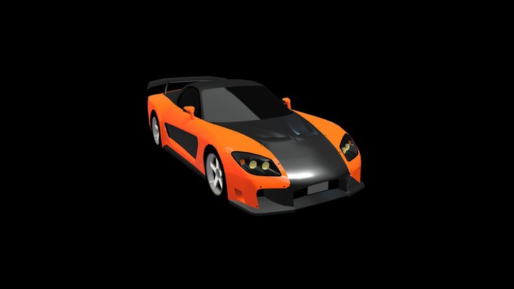 hans Mazda rx7 3D Model