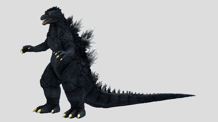 Godzilla 2002 3D Model