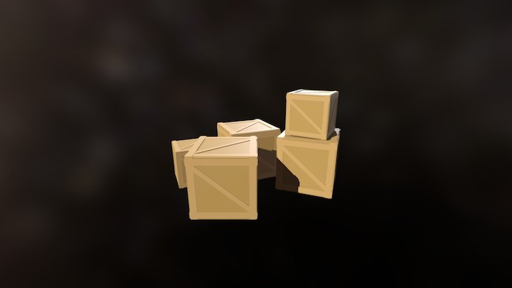 Boxes Set 3D Model