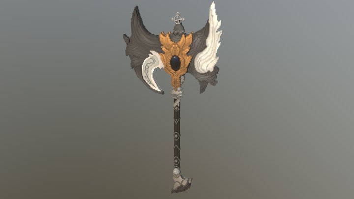 [Mikero] Fantasy Axe. 3D Model