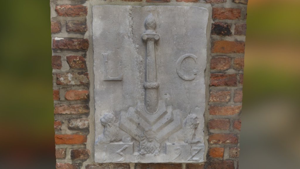 Blason Ville de Liège en pierre