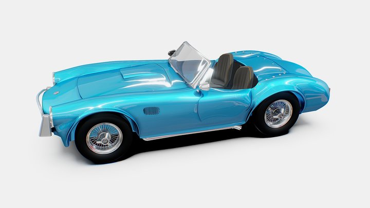 Shelby Cobra | www.vecarz.com – Kostenloses 3D-Modell STL