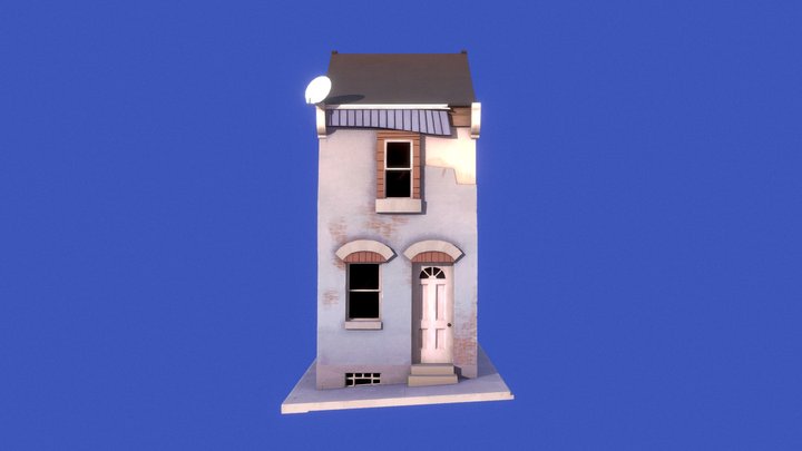 Small stylized house 3D Model