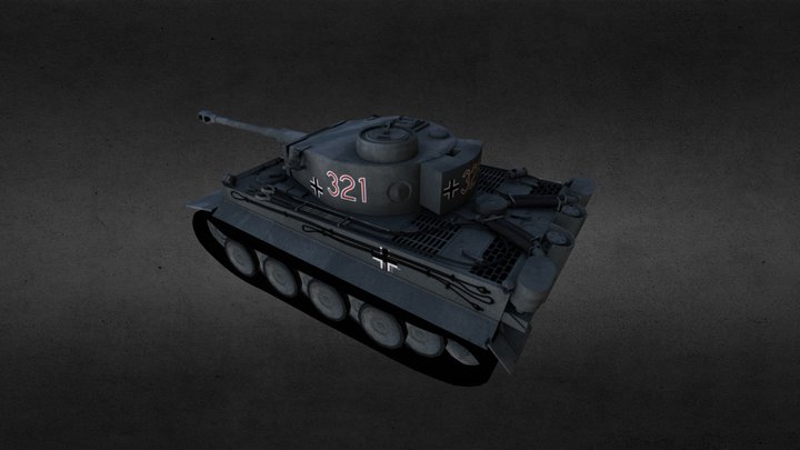 TigerTank 3D Model