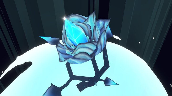 Crystal Flower 3D Model