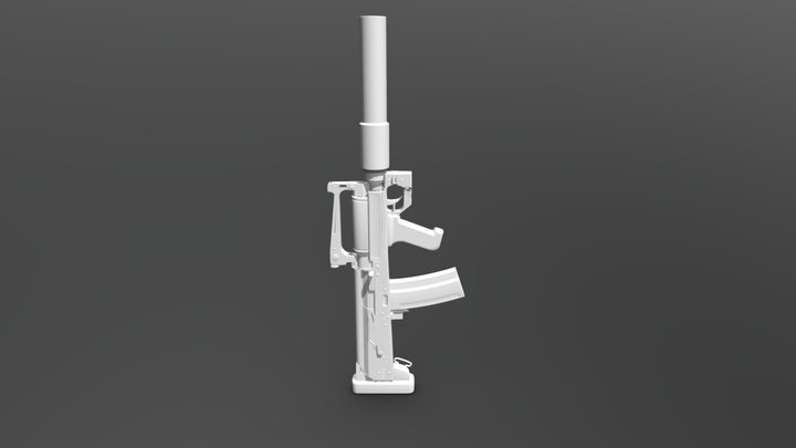 Groza mid poly 3D Model