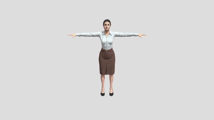 Kriti sanon 3d model free to use 3D Model