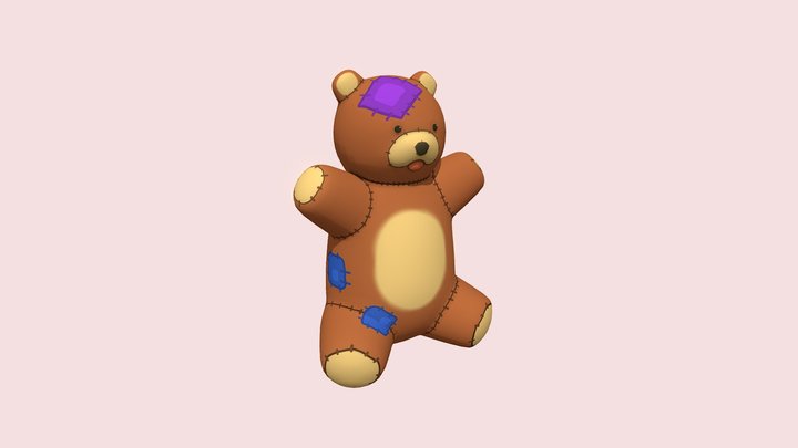 Toy Bear 3D Model