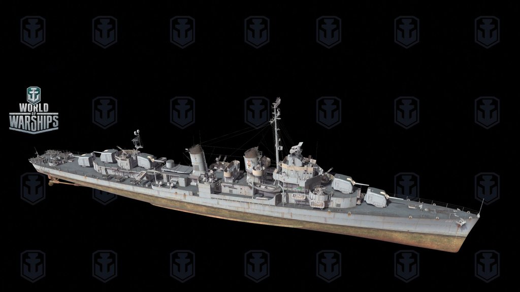 Fletcher class destroyers - A 3D model collection by msviper - Sketchfab
