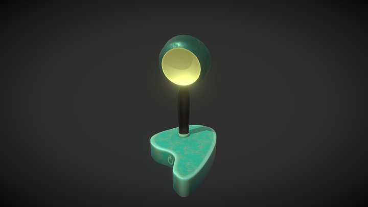 Stylised Lamp 3D Model