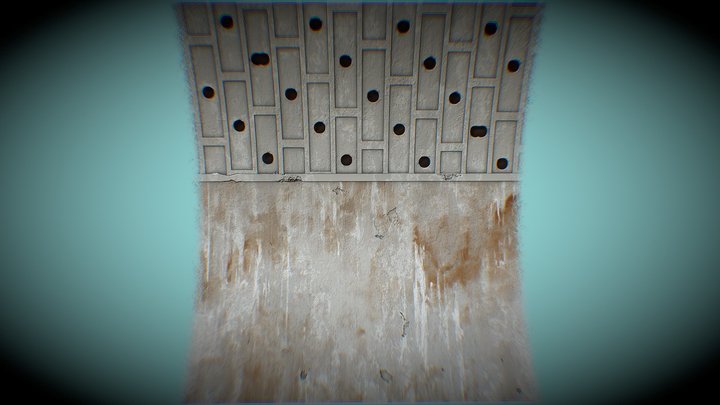Concrete Metro Wall | Tile Texture – Kostenloses 3D-Modell STL