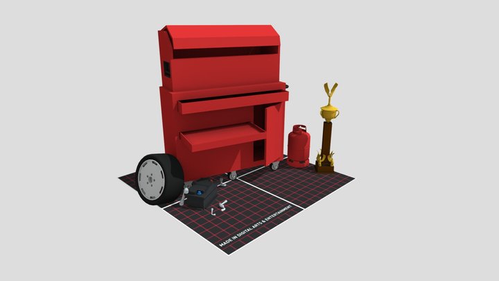 DAE 5 Finished Props - Forest Loner 3D Model