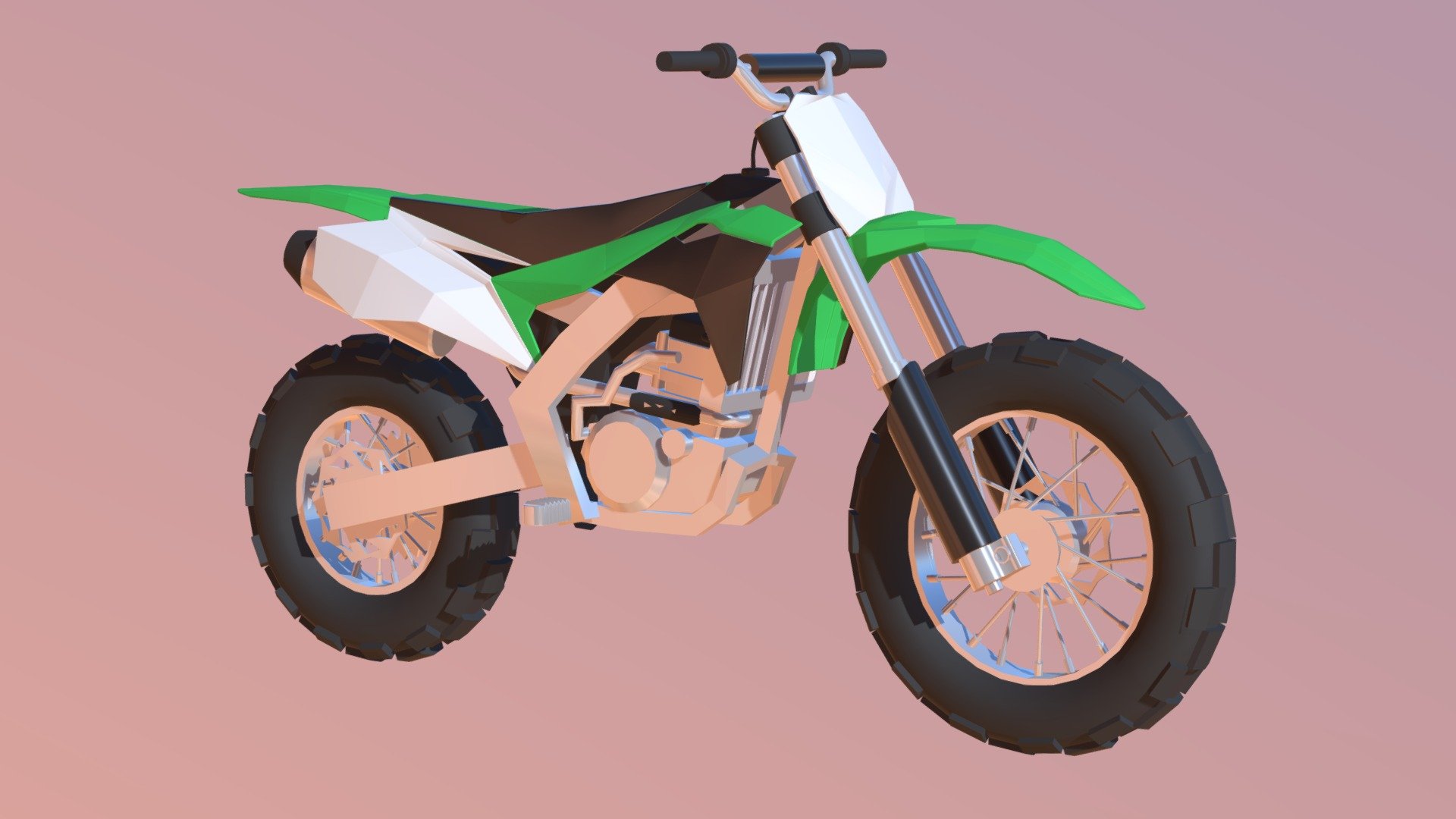 Kawasaki Low-poly * ish