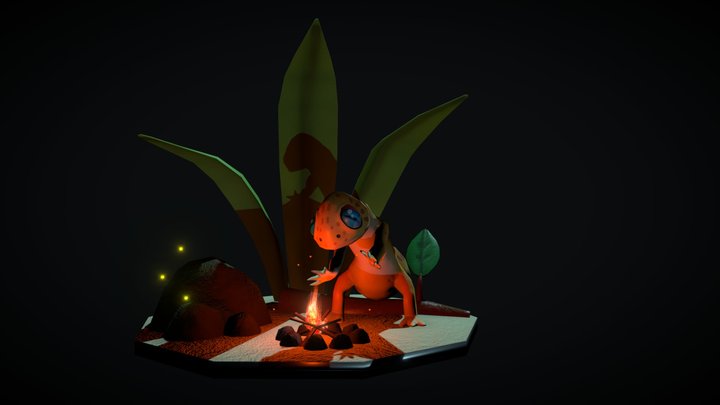 Leopard Hunter 3D Model