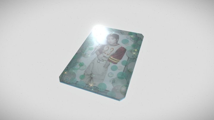 Single Card 3D Model