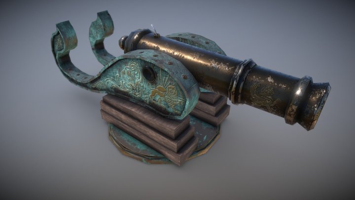 Persian Cannon 3D Model