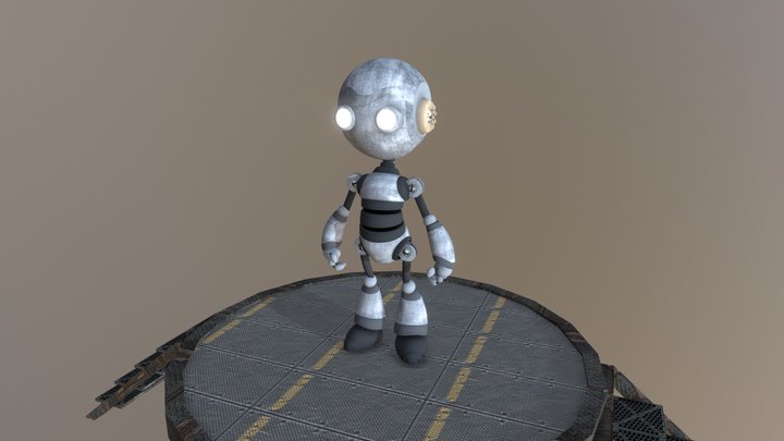 Robot Kid 3D Model