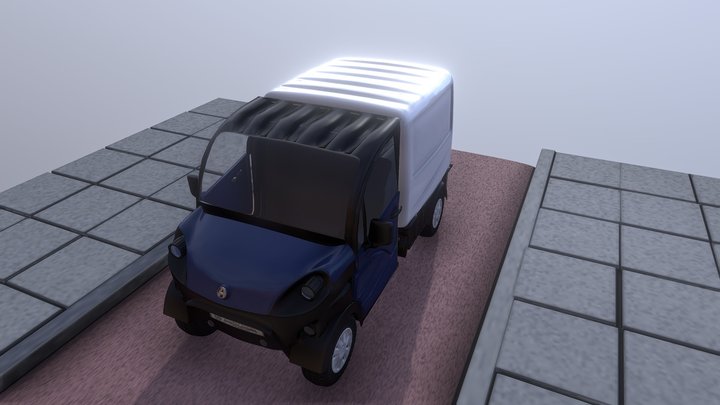 E-truck 3D Model