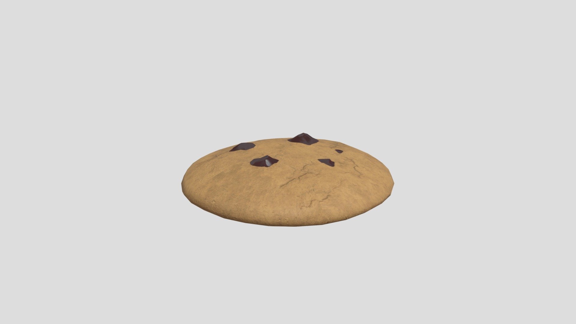 Chocolate chip cookies - 3D model by curry_manju [a908be6] - Sketchfab