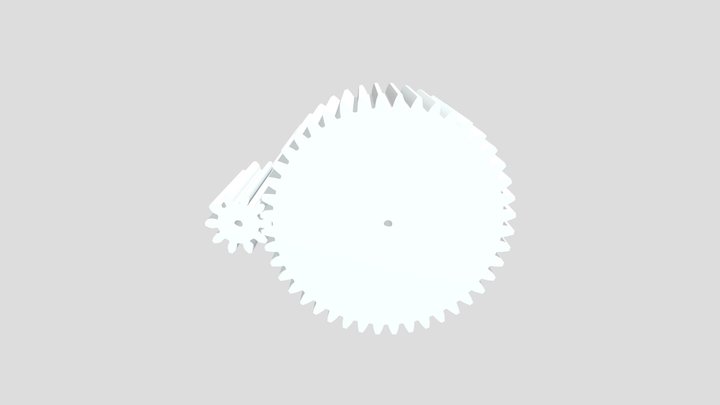 Parametric gears 3D Model