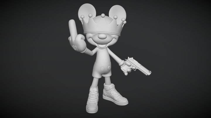 MICKEY MOUSE BAD 3D Model